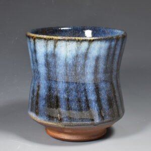 Blue striped cup